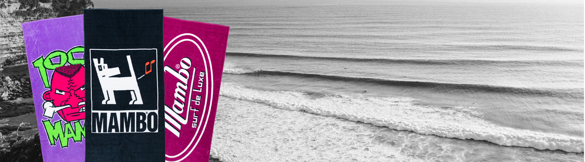 Mambo shop beach towel