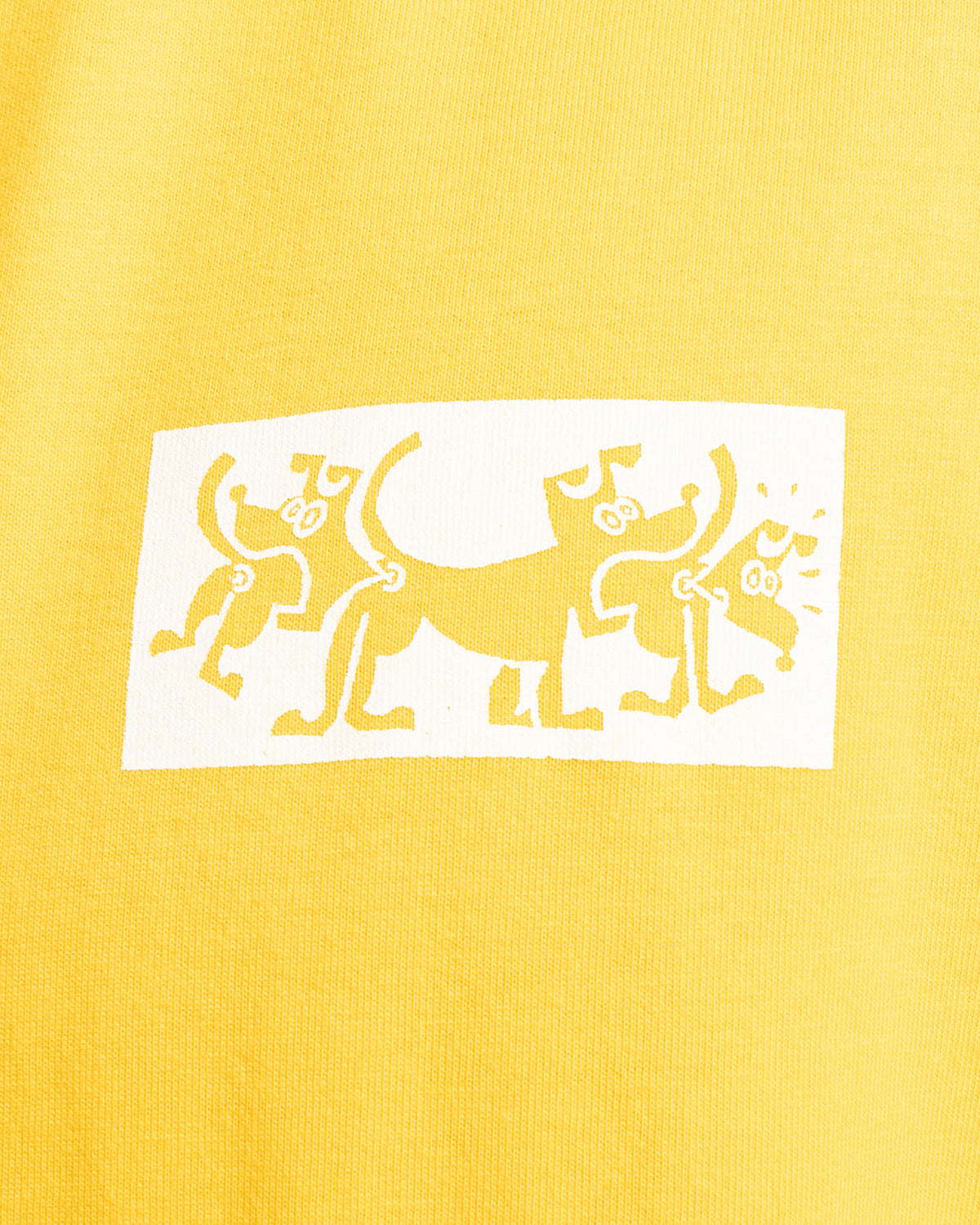 DOG EAT DOG T-SHIRT - MUSTARD