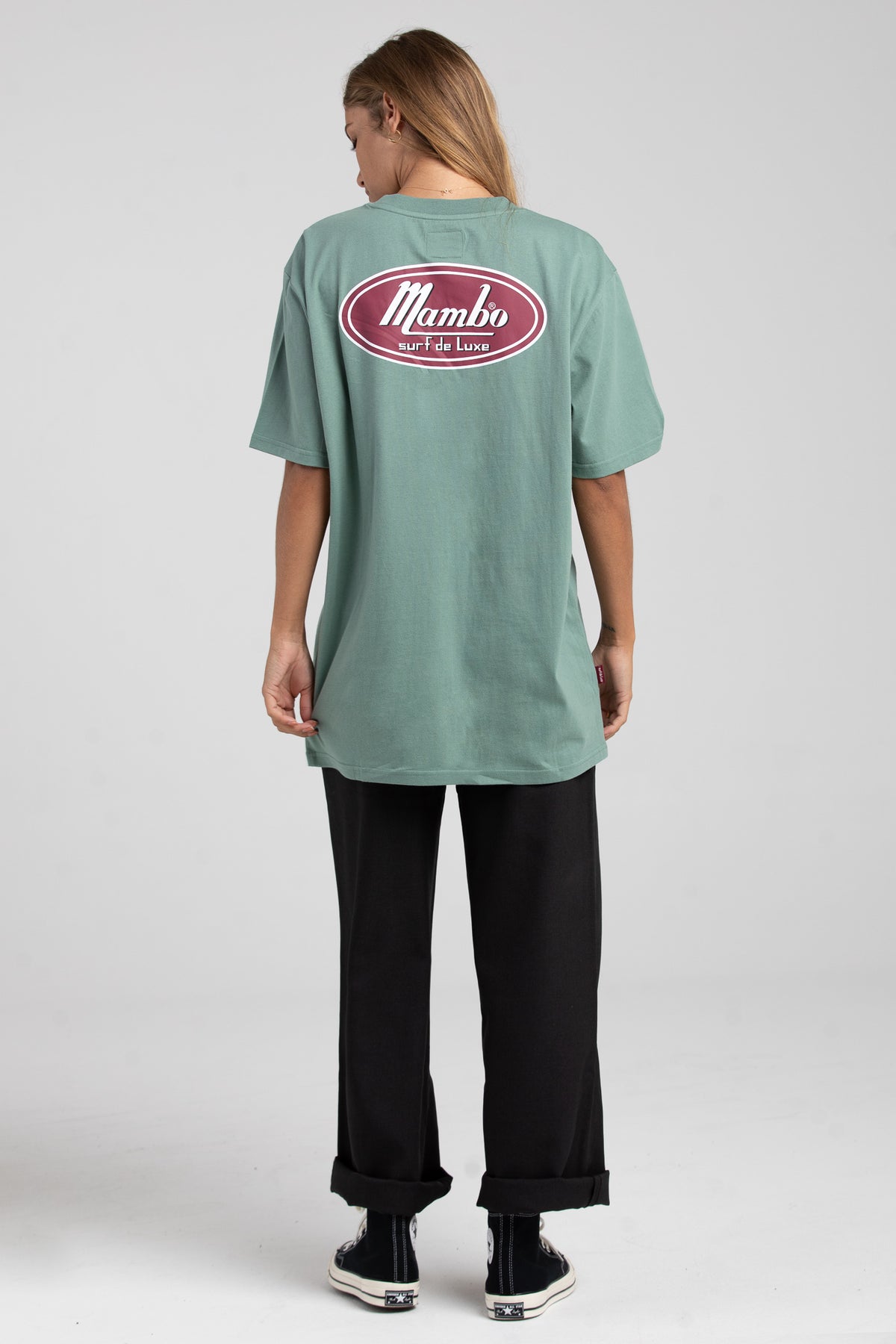 DE LUXE T-SHIRT - SAGE