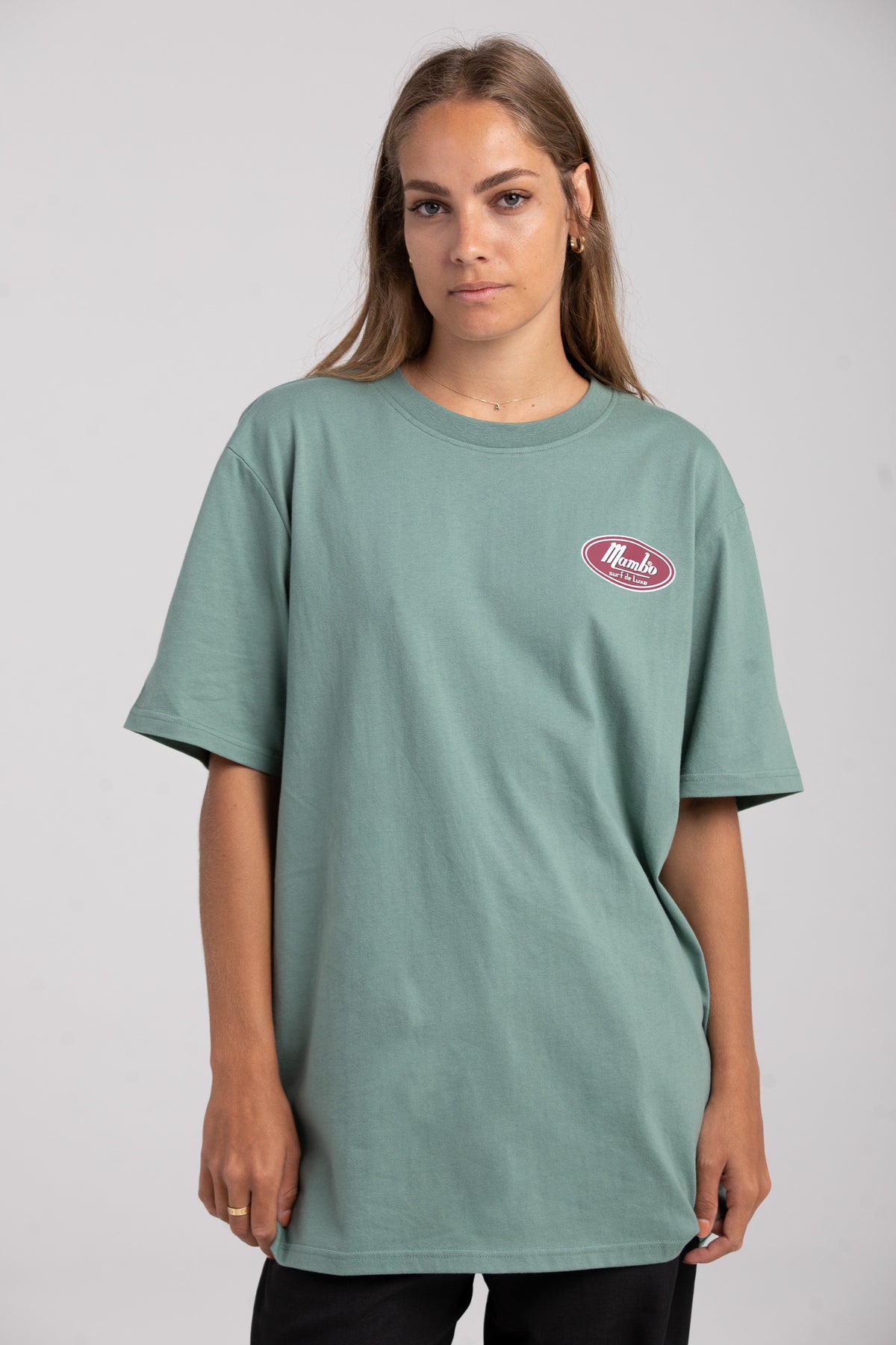 DE LUXE T-SHIRT - SAGE