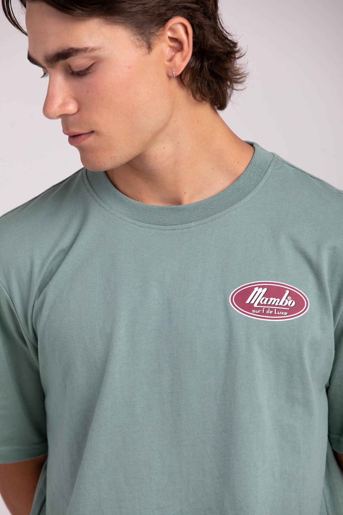 DE LUXE T-SHIRT - SAGE