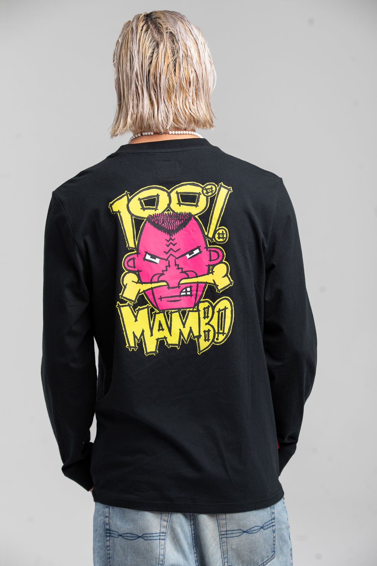 100% MAMBO LONG SLEEVE - BLACK