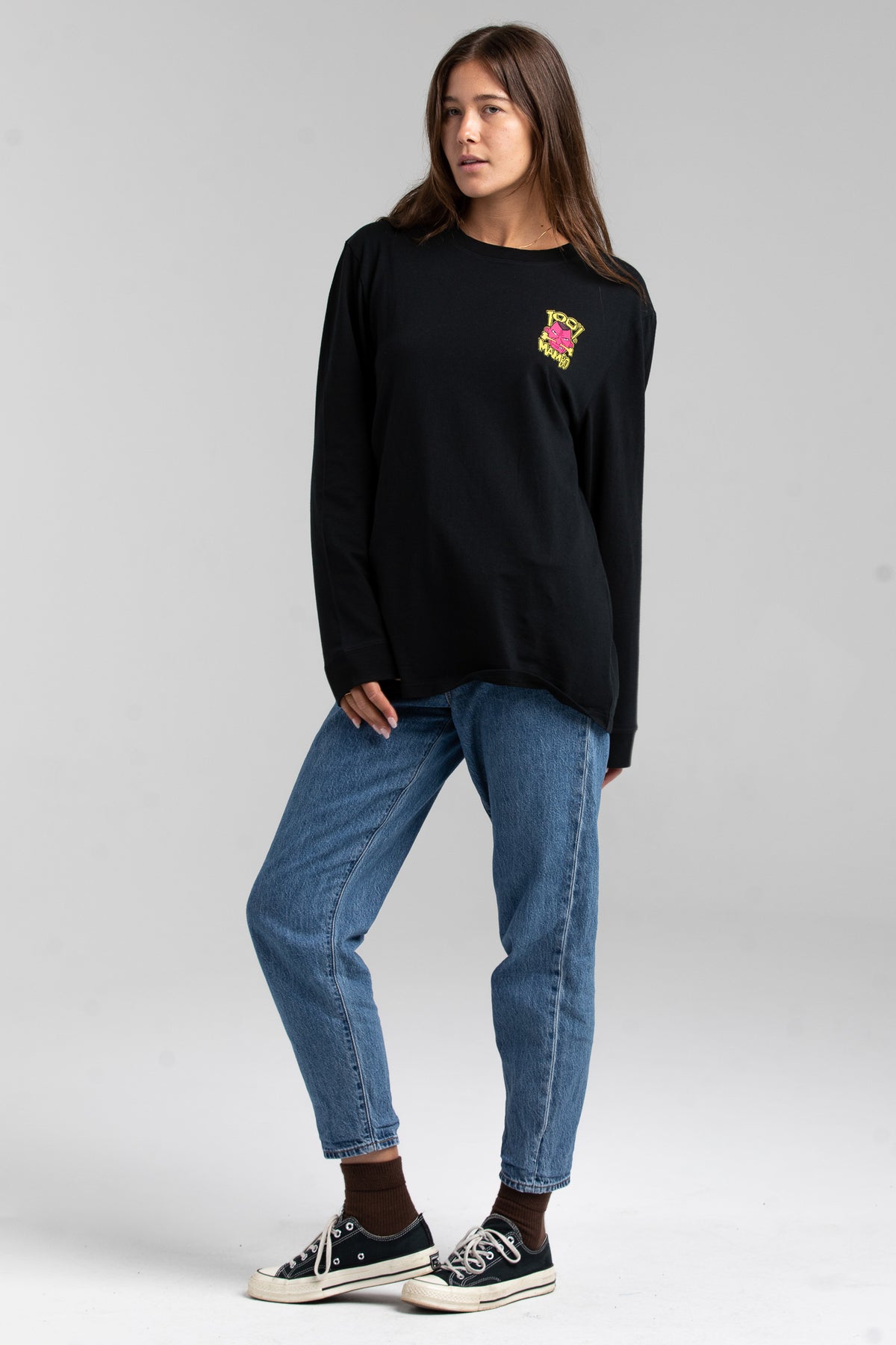 100% MAMBO LONG SLEEVE - BLACK