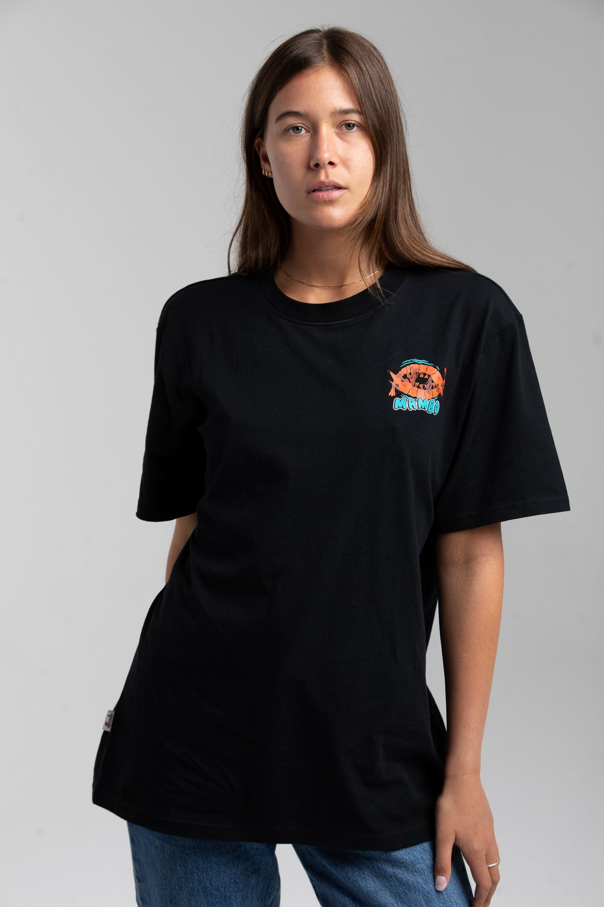 PRAWNOGRAPHY T-SHIRT - BLACK