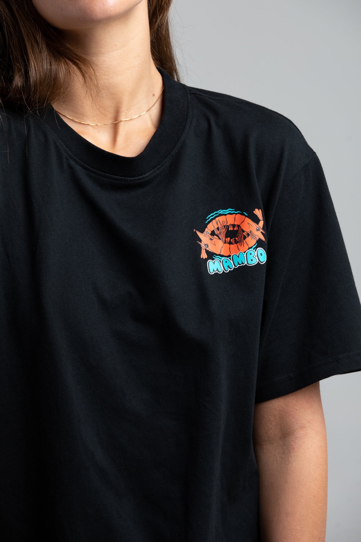 PRAWNOGRAPHY T-SHIRT - BLACK