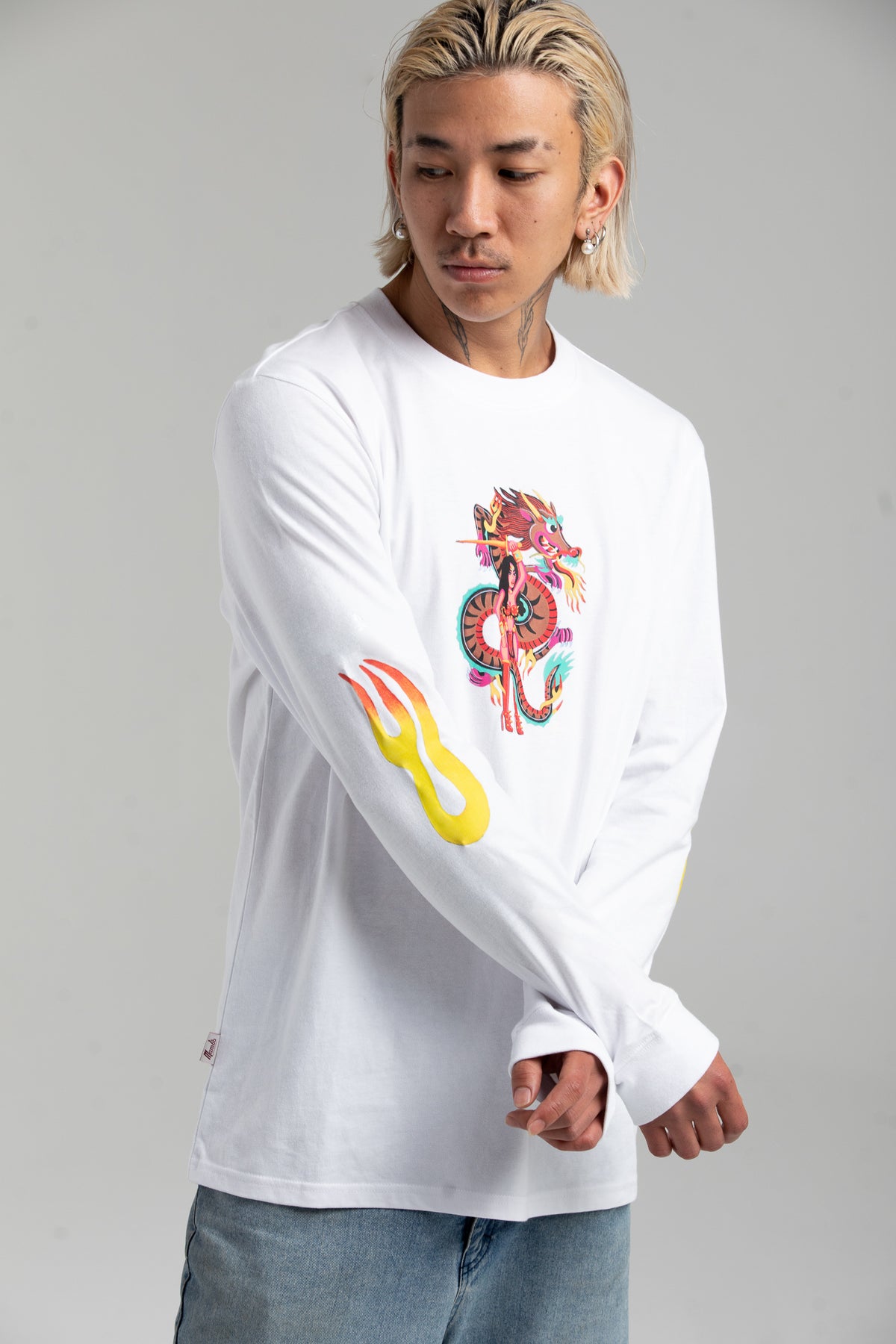 DRAGON LONG SLEEVE - WHITE