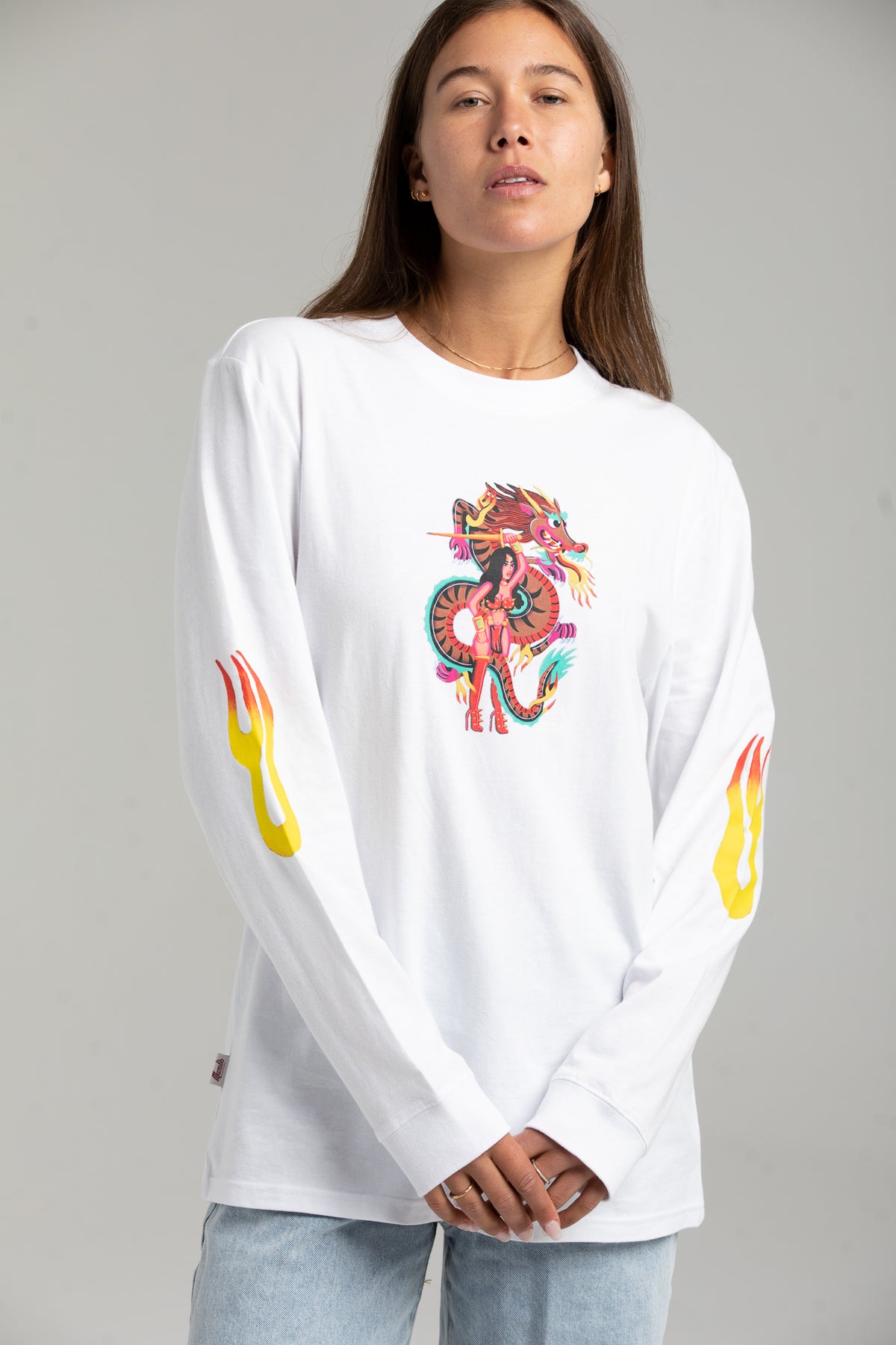 DRAGON LONG SLEEVE - WHITE