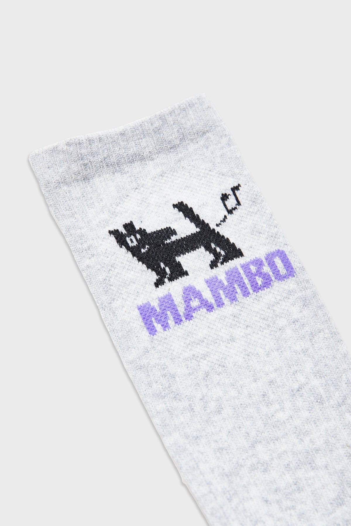 FARTING DOG CREW SOCKS GREY