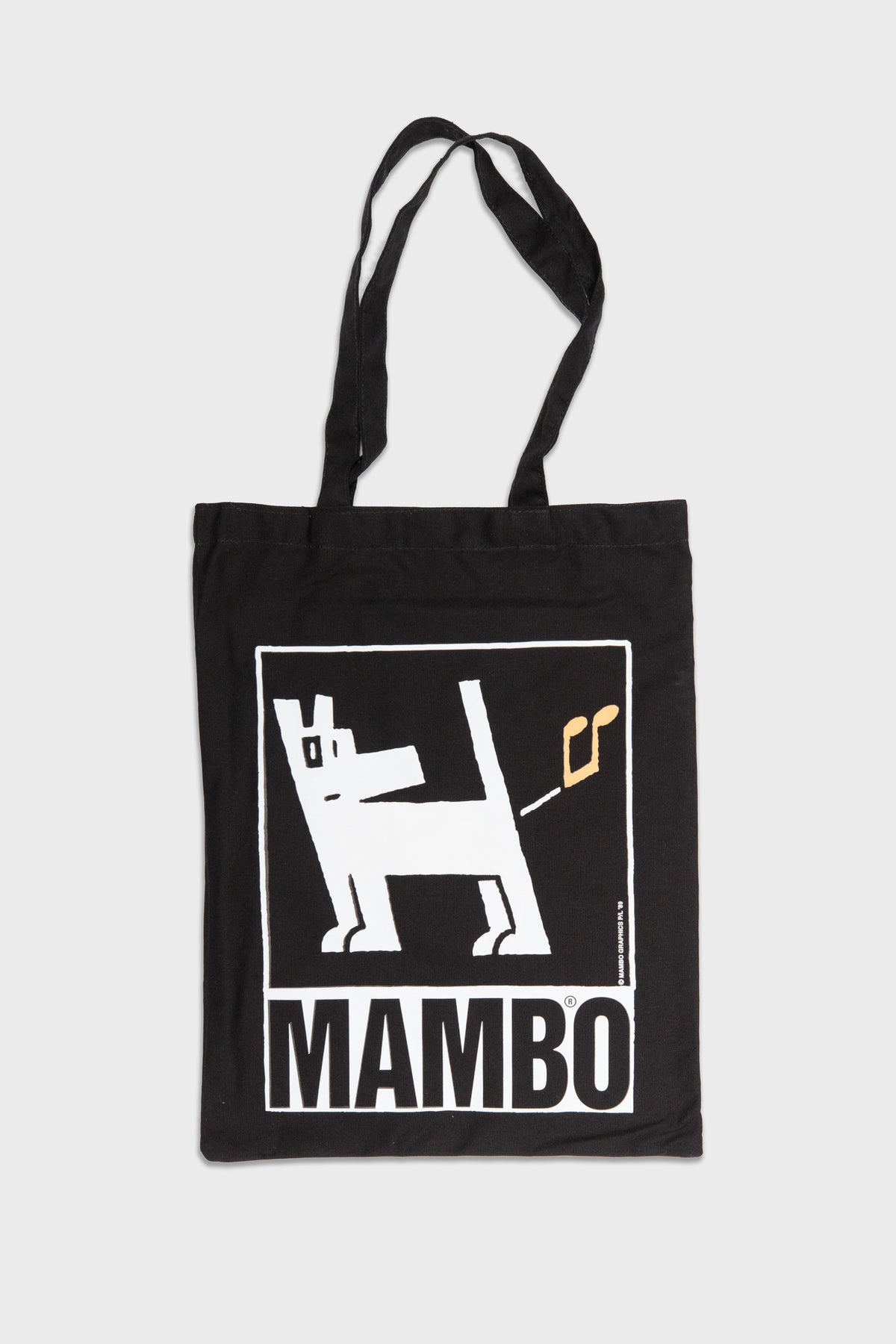 MAMBO SURF DE LUXE TOTE - FARTING DOG BLACK