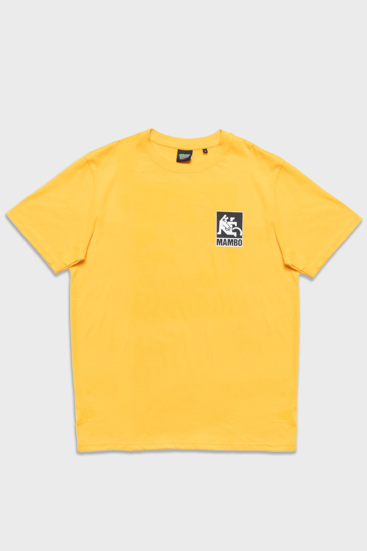 LICKING DOG T-SHIRT YELLOW