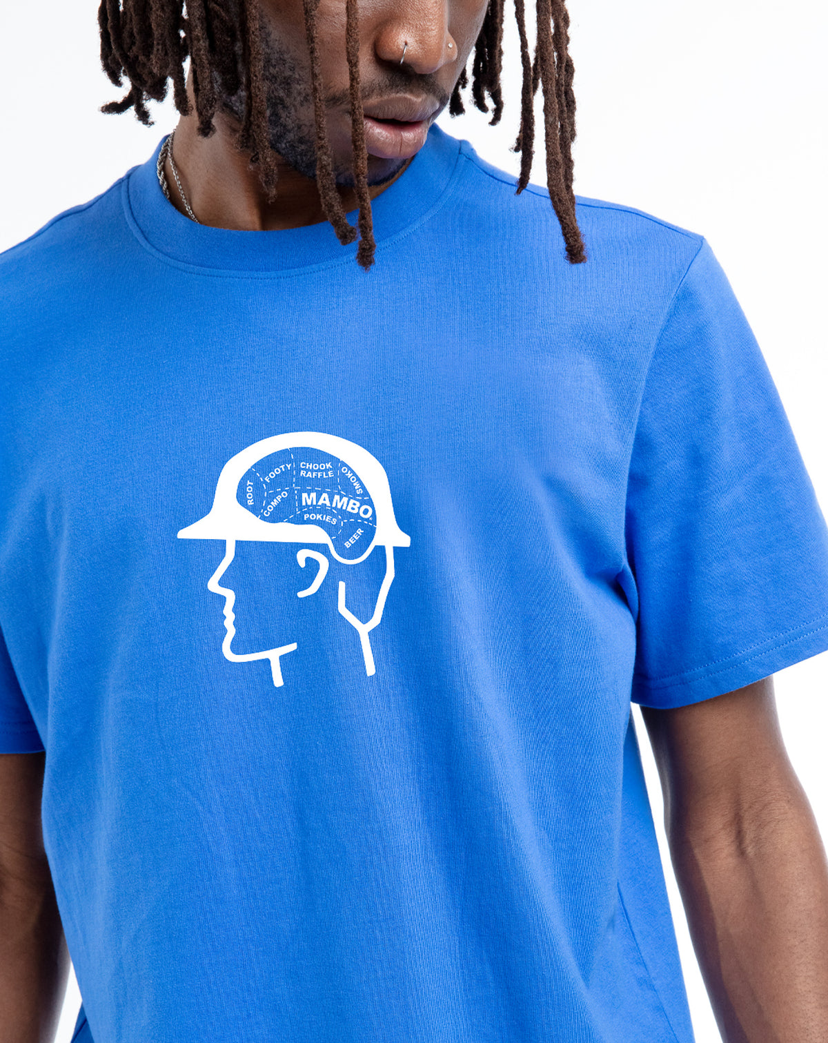 HARD HAT T-SHIRT BLUE